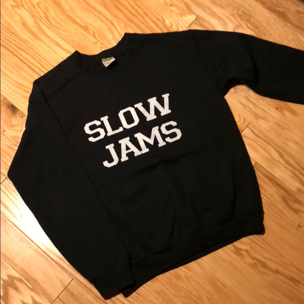 Black Graphic Sweatshirt